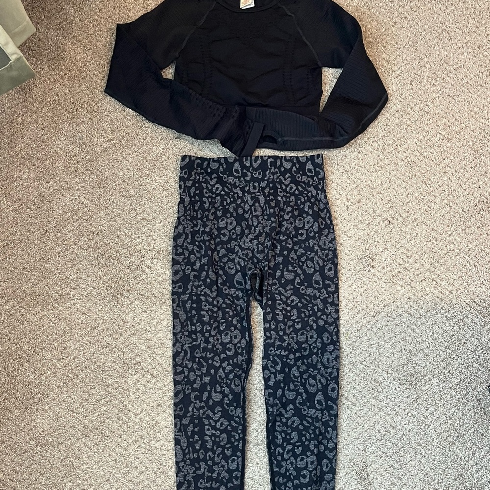 Gymshark Shirt and Workout Leggings Bundle